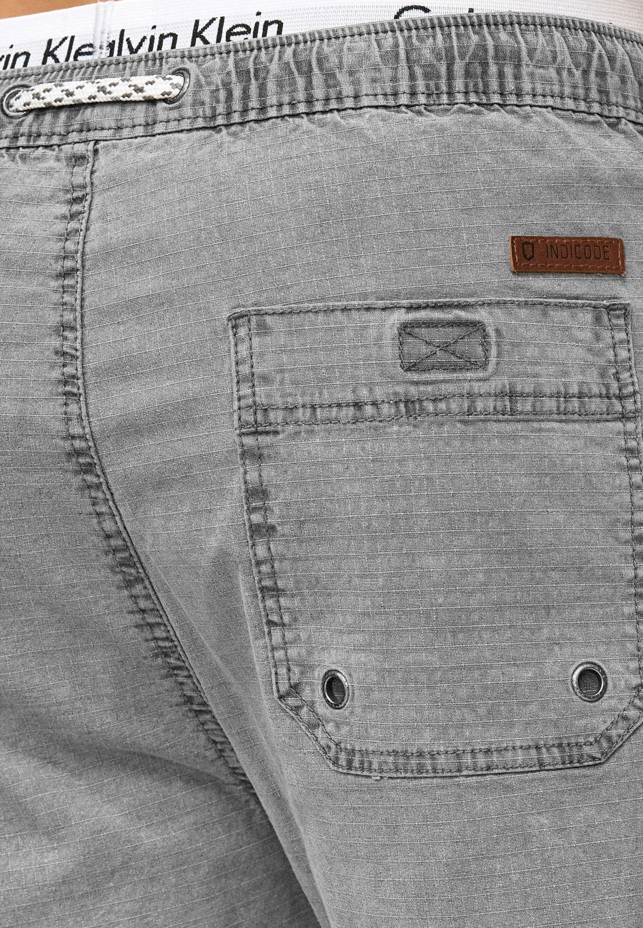 INDICODE JEANS Regular Broek 'Stoufville' in Grijs