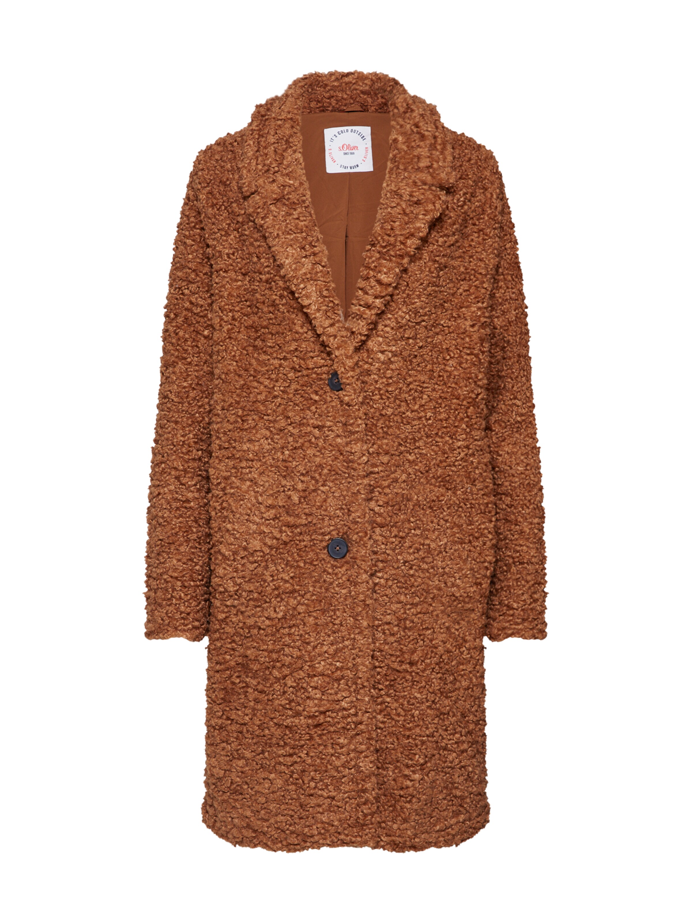 s.Oliver - Tussenmantel in de kleur Roestbruin