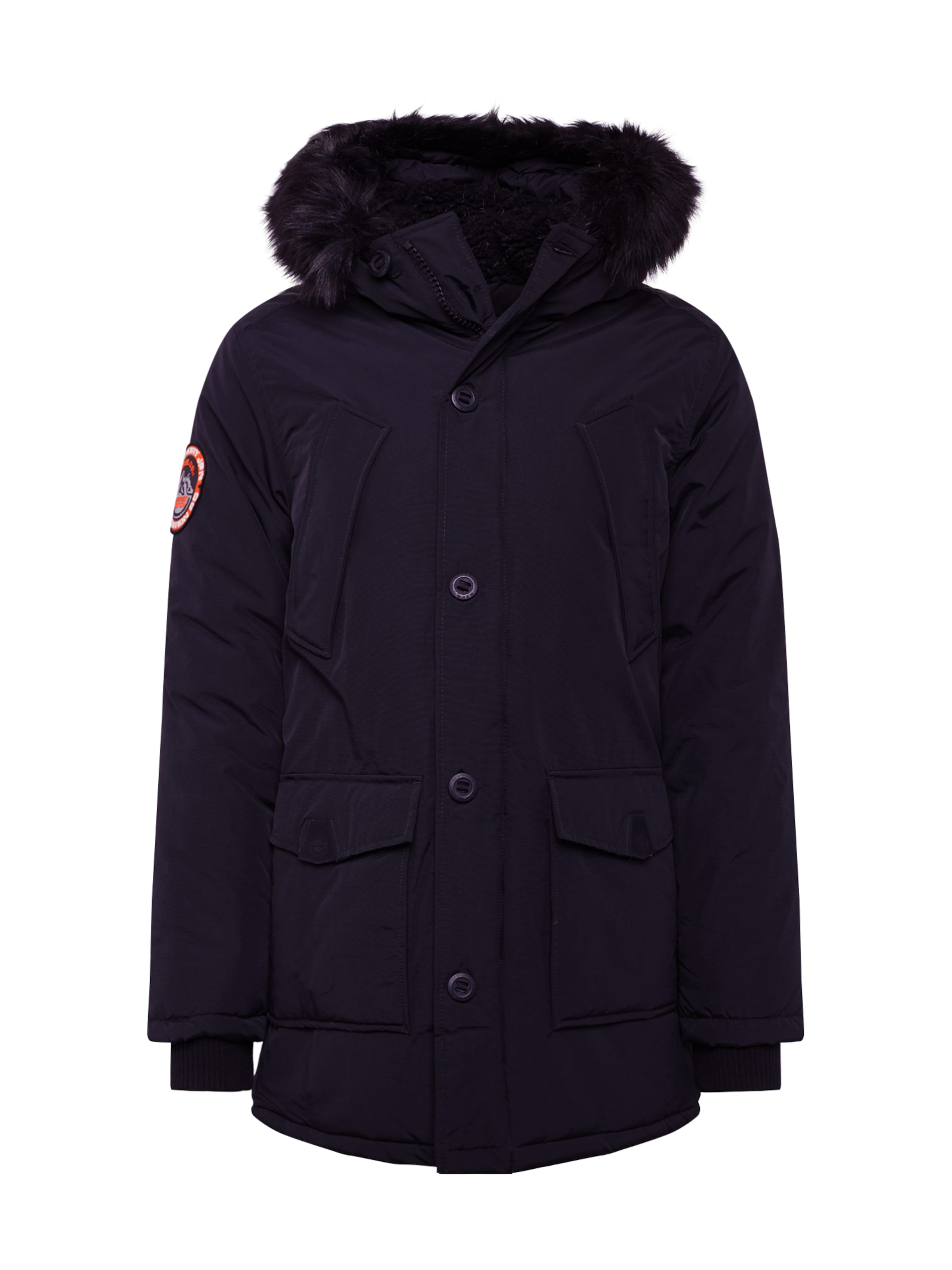 Superdry - Winterparka 'EVEREST PARKA' in de kleur Zwart