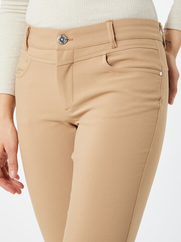 STREET ONE Slimfit Hose in Beige