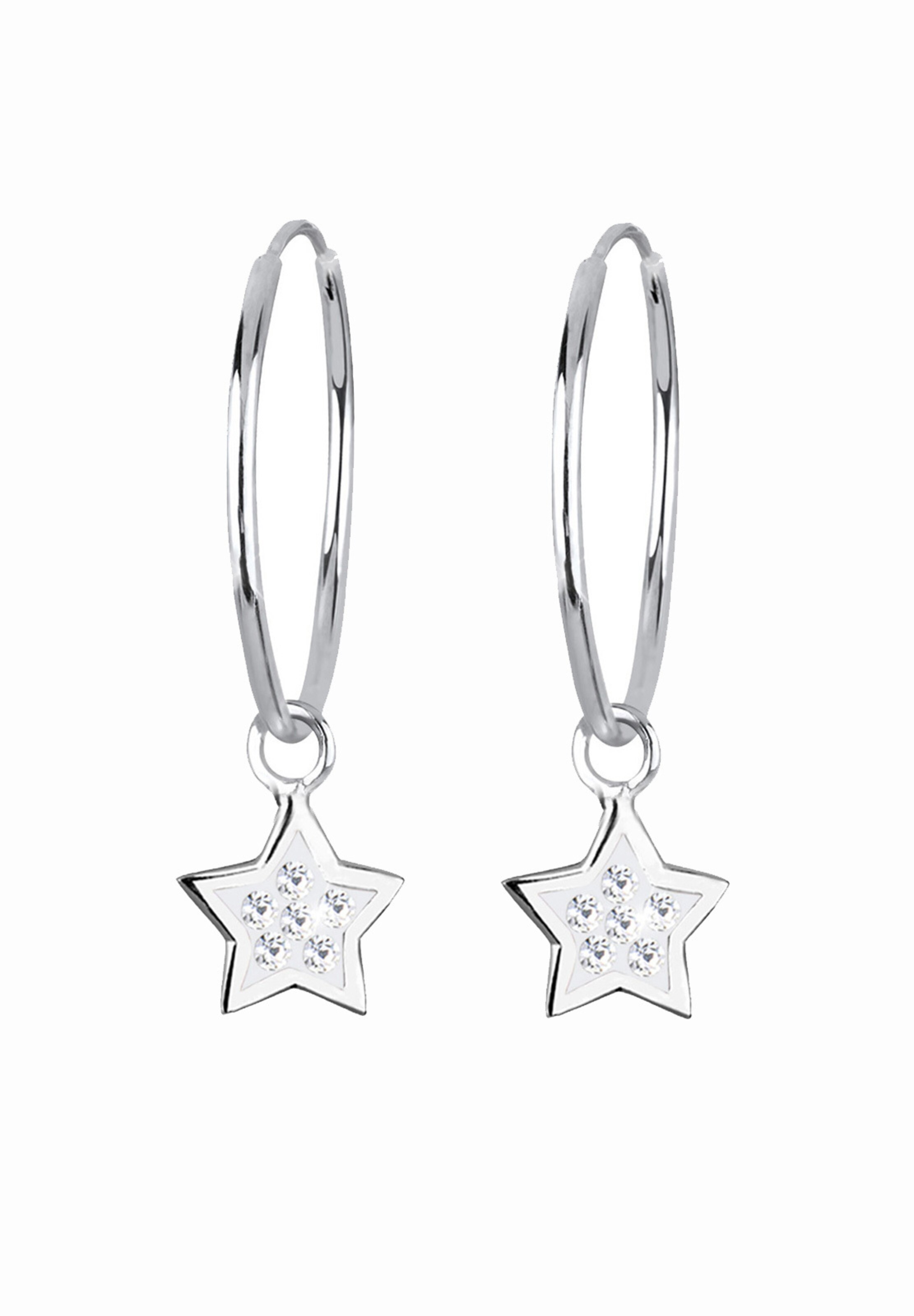 ELLI Ohrringe in Silber: Vorderseite