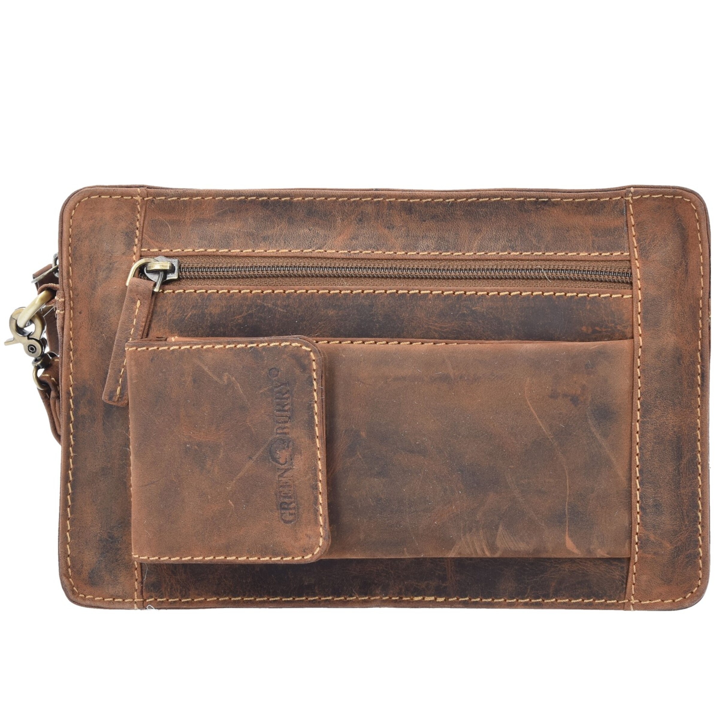 GREENBURRY Crossbody bag in Brown: front