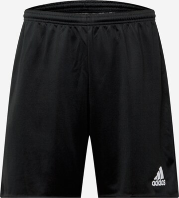 ADIDAS SPORTSWEAR Regular Workout Pants 'PARMA 16 SHO WB' in Black: front