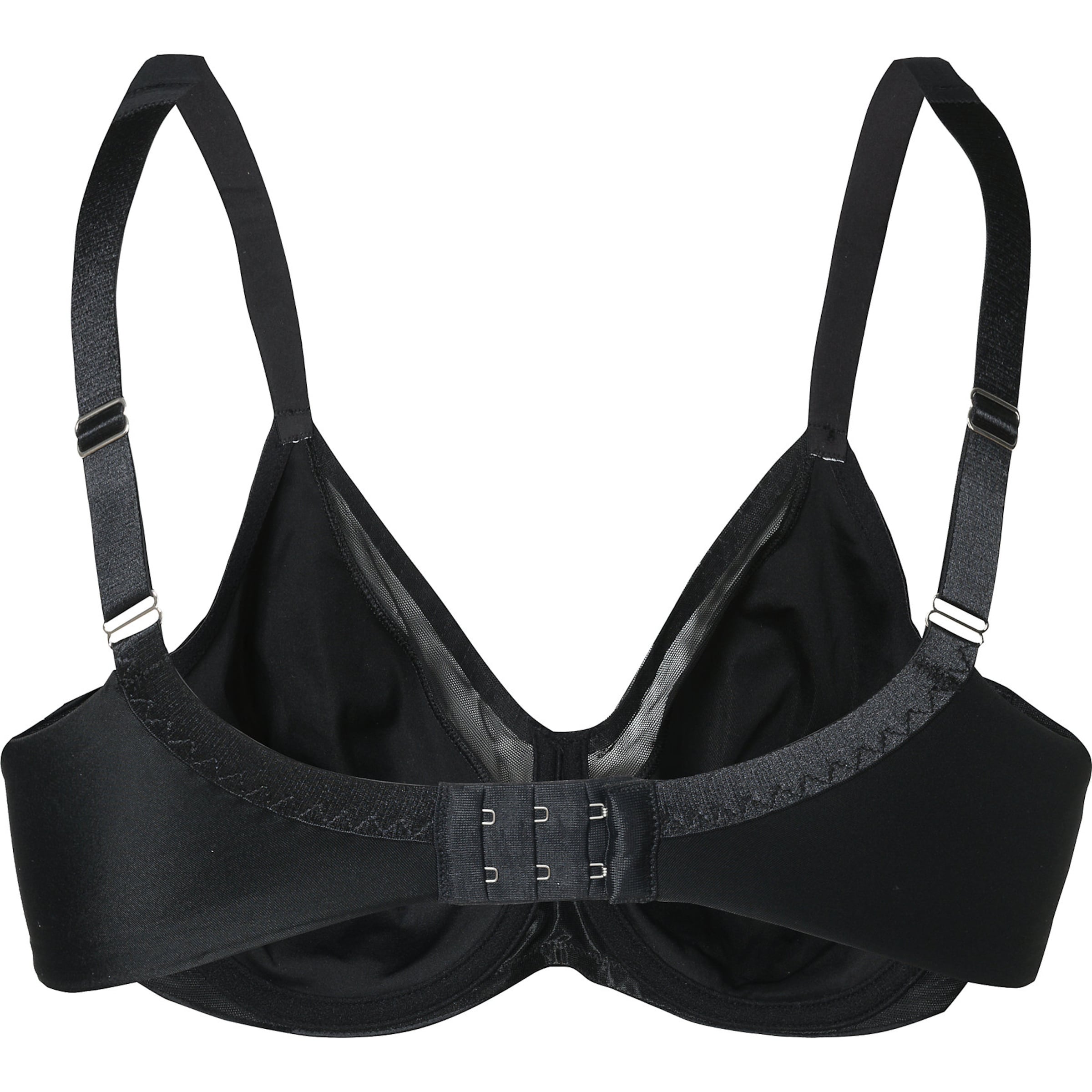 melns TRIUMPH Formu mazinošs Apjomu mazinošs krūšturis 'True Shape Sensation'