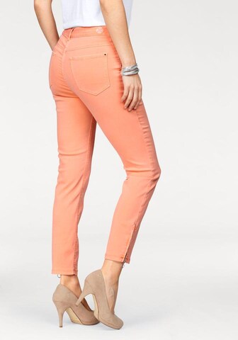 MAC Slimfit Jeans 'Dream Chic' in Orange