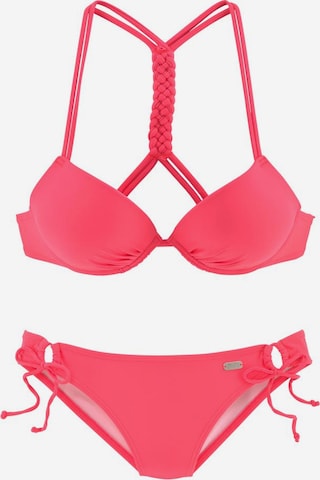 BUFFALO Bikini in Roze: voorkant