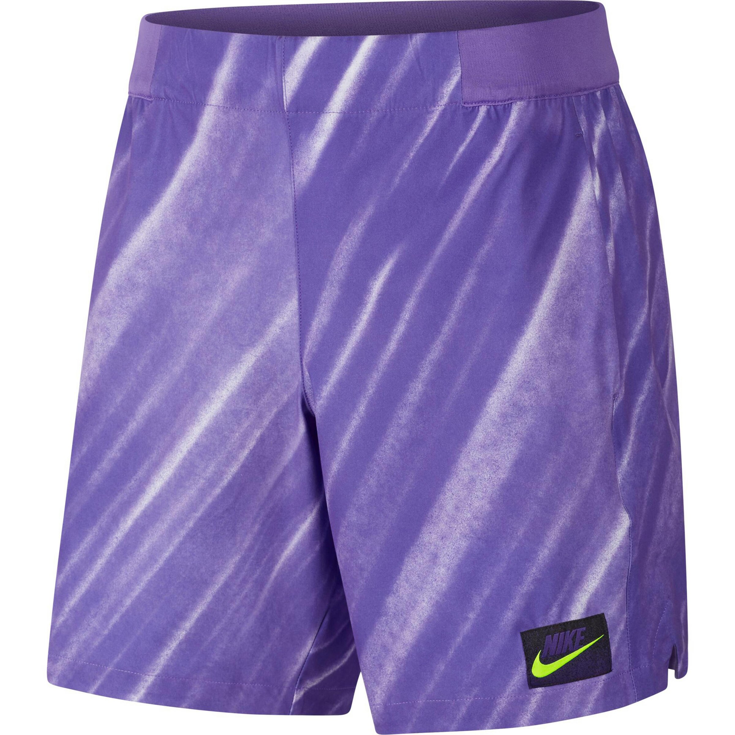 NIKE - Funktionsshort 'M NKCT FLX ACE NY NT AOP' in dunkellila