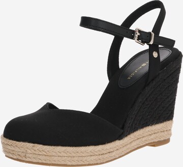 TOMMY HILFIGER - Sandalias 'Emma' en negro: frente