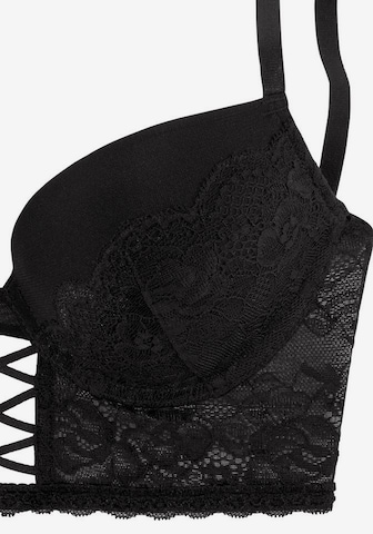 LASCANA Push-up Bra in Black