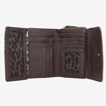 TOM TAILOR Wallet 'Elin' in Brown