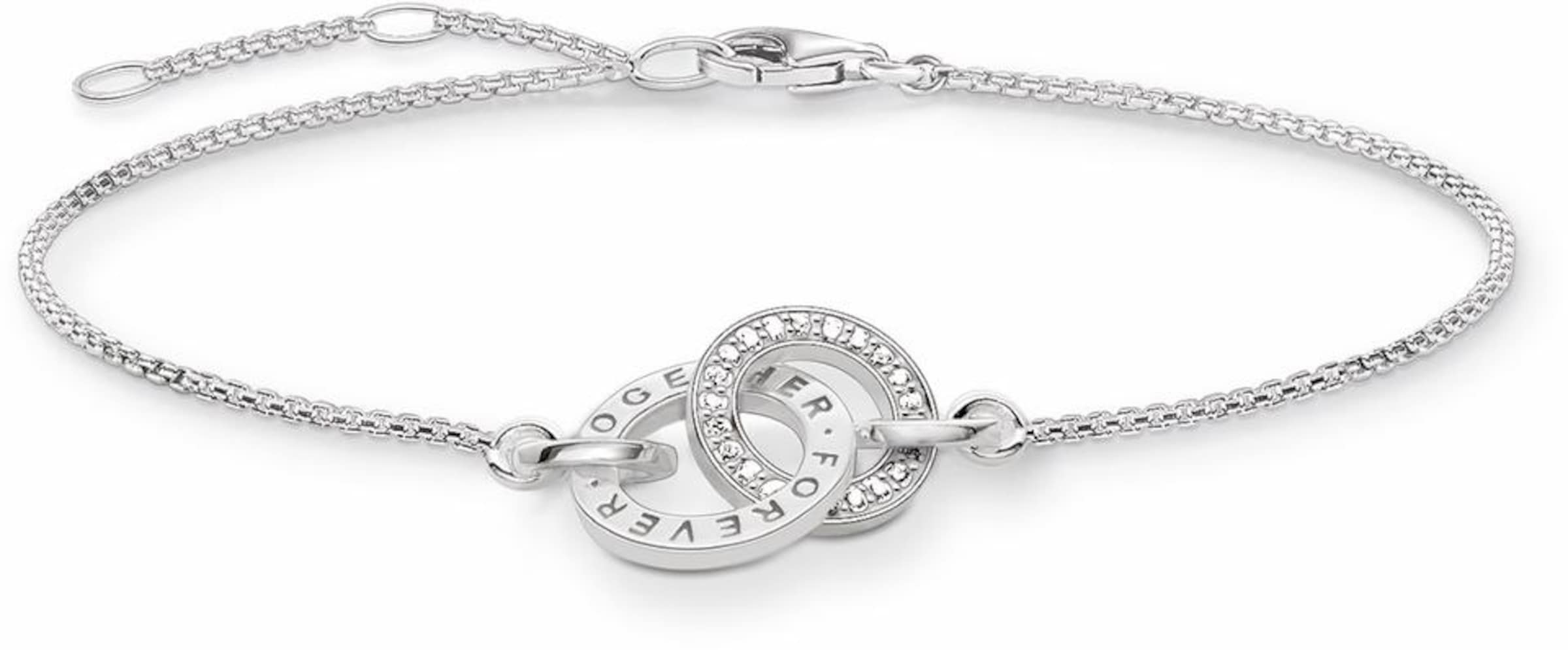 Thomas Sabo Käevõru, värv Hõbe: eest vaates