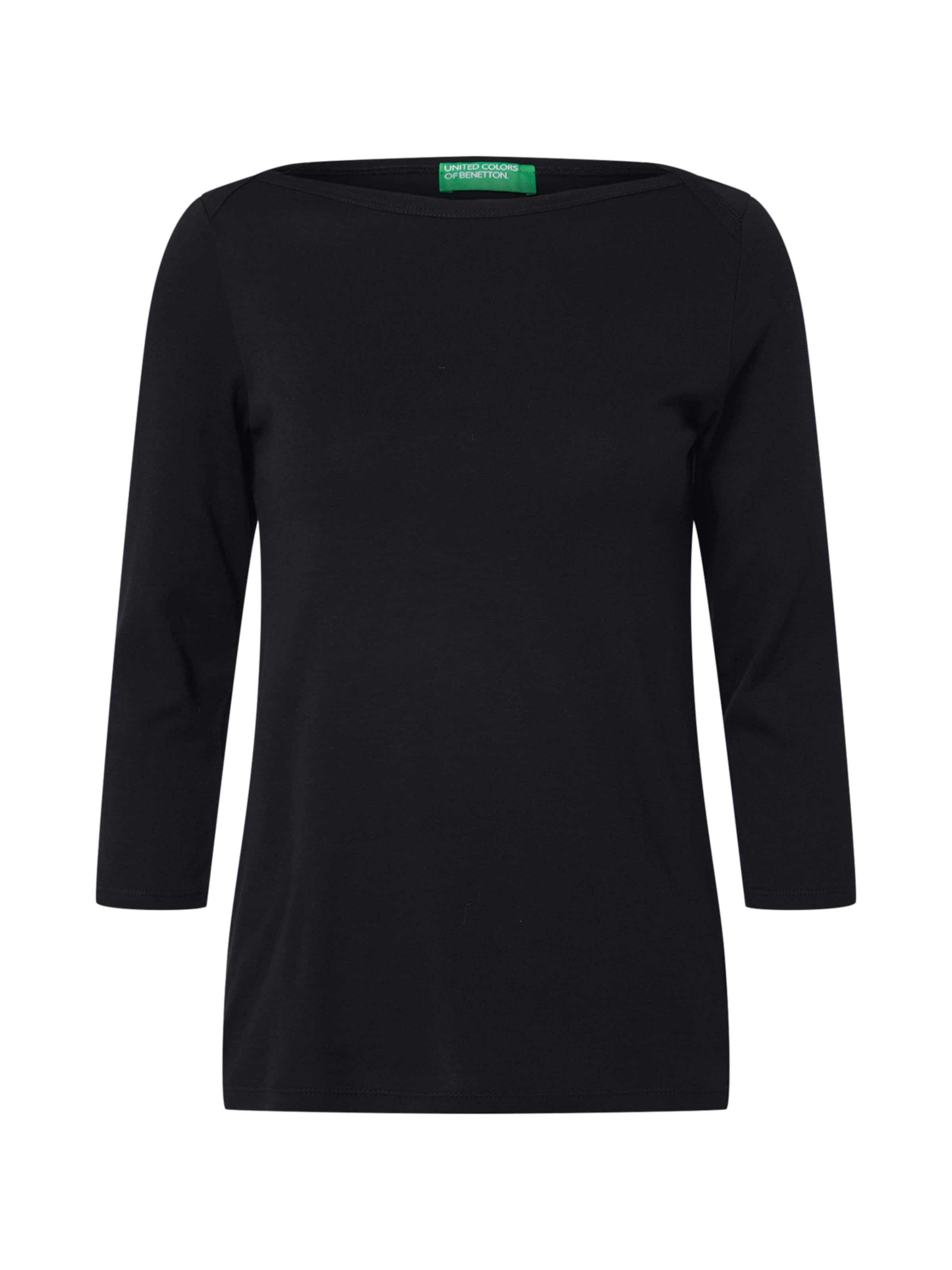 Maglietta di UNITED COLORS OF BENETTON in nero: frontale