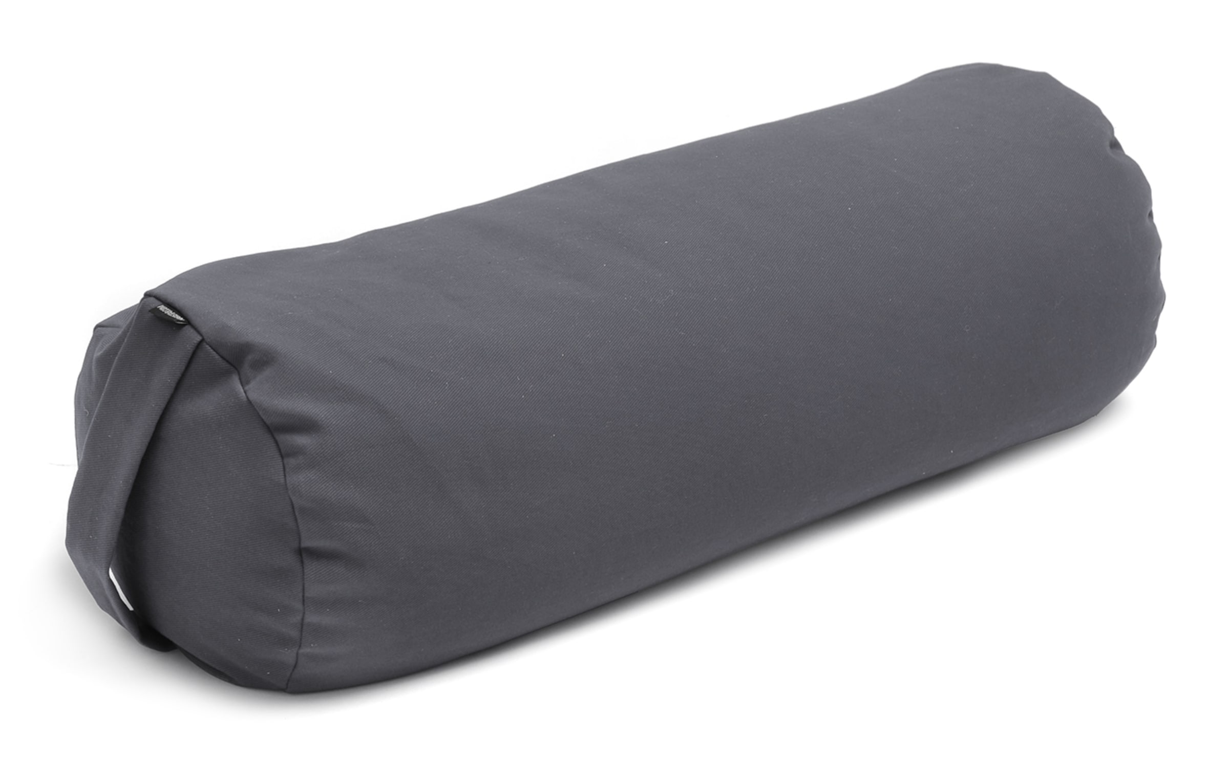 YOGISTAR.COM Bolster 'Yin - Standard - Rund' in Grau: Vorderseite
