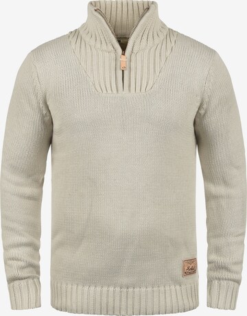 !Solid Sweater 'Petro' in Grey: front