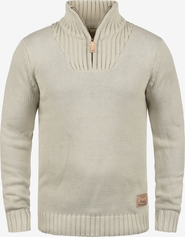 !Solid Sweater 'Petro' in Grey: front