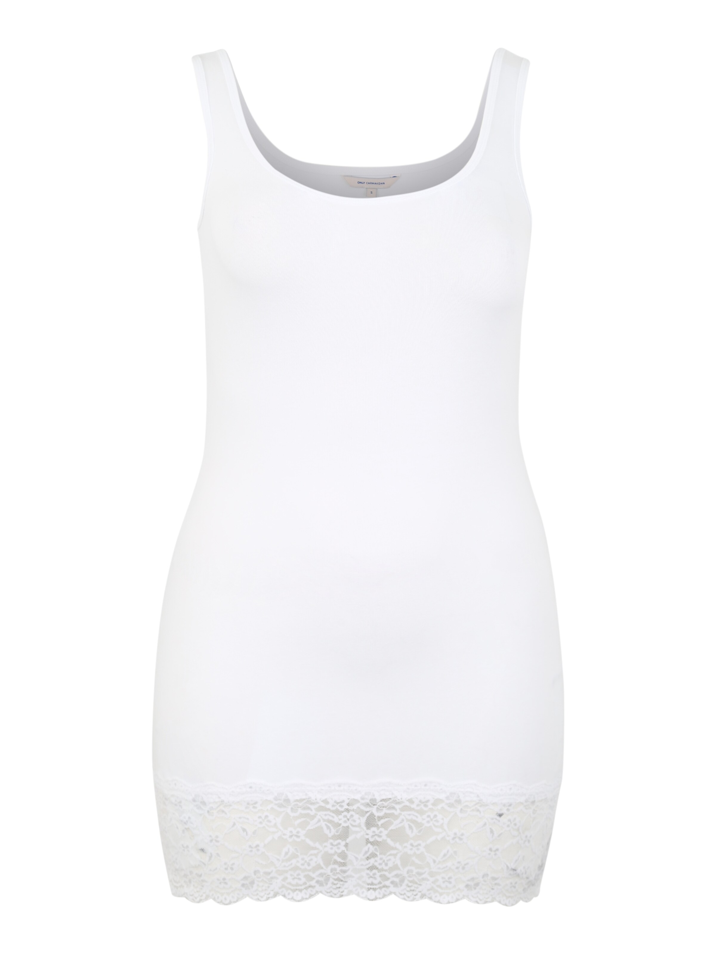 ONLY Carmakoma - Top in de kleur Wit