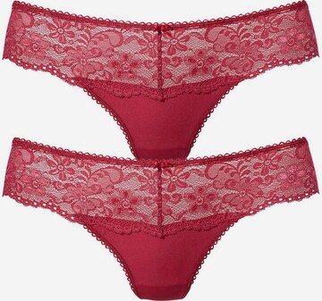 NUANCE Thong in Red: front