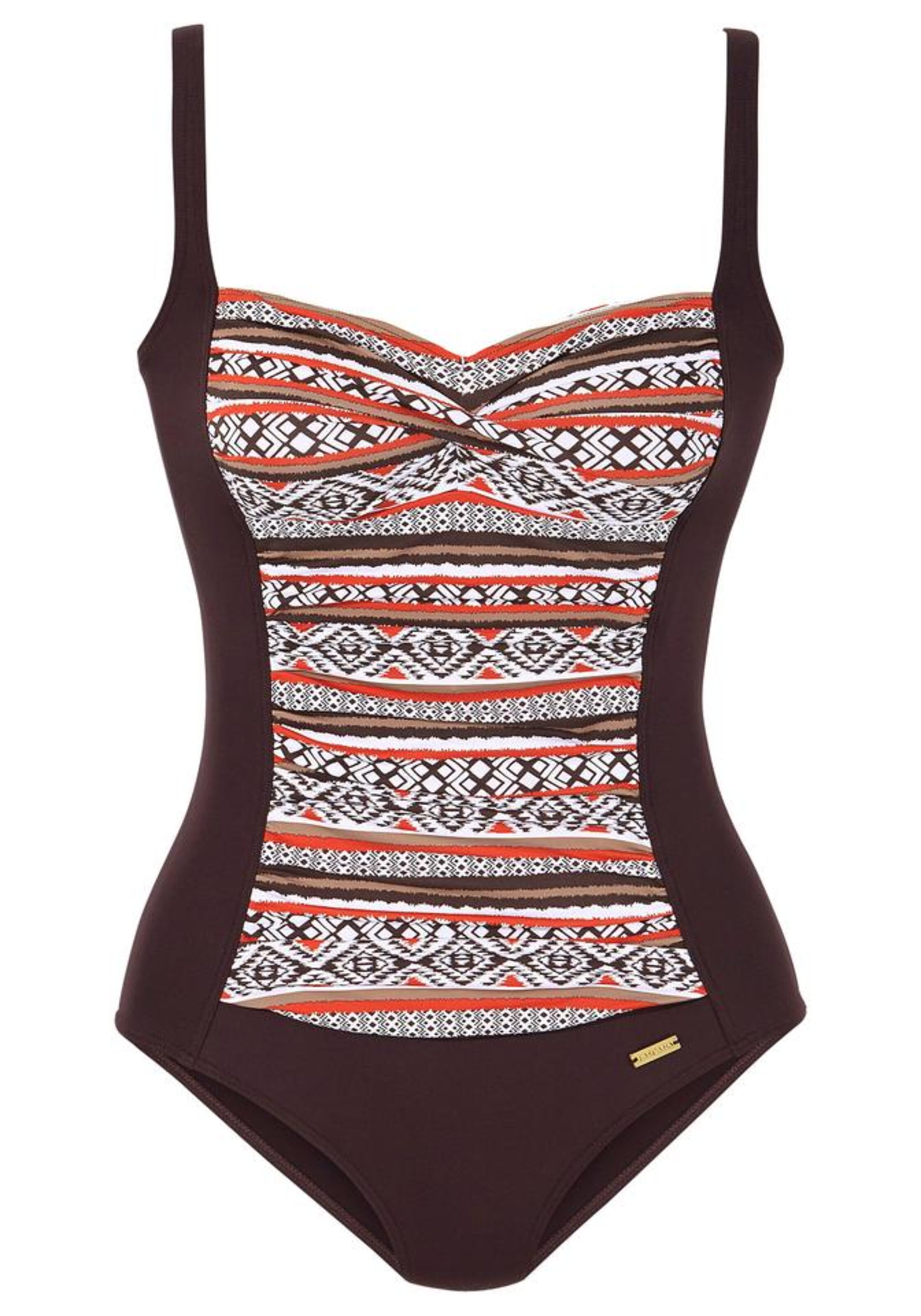 LASCANA - Badeanzug in beige