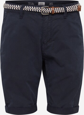 QS Broek 'John' in Blauw: voorkant