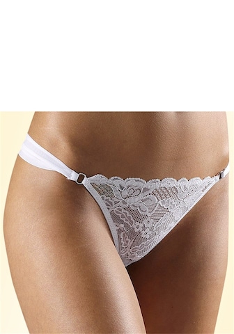 NUANCE Thong in White: front