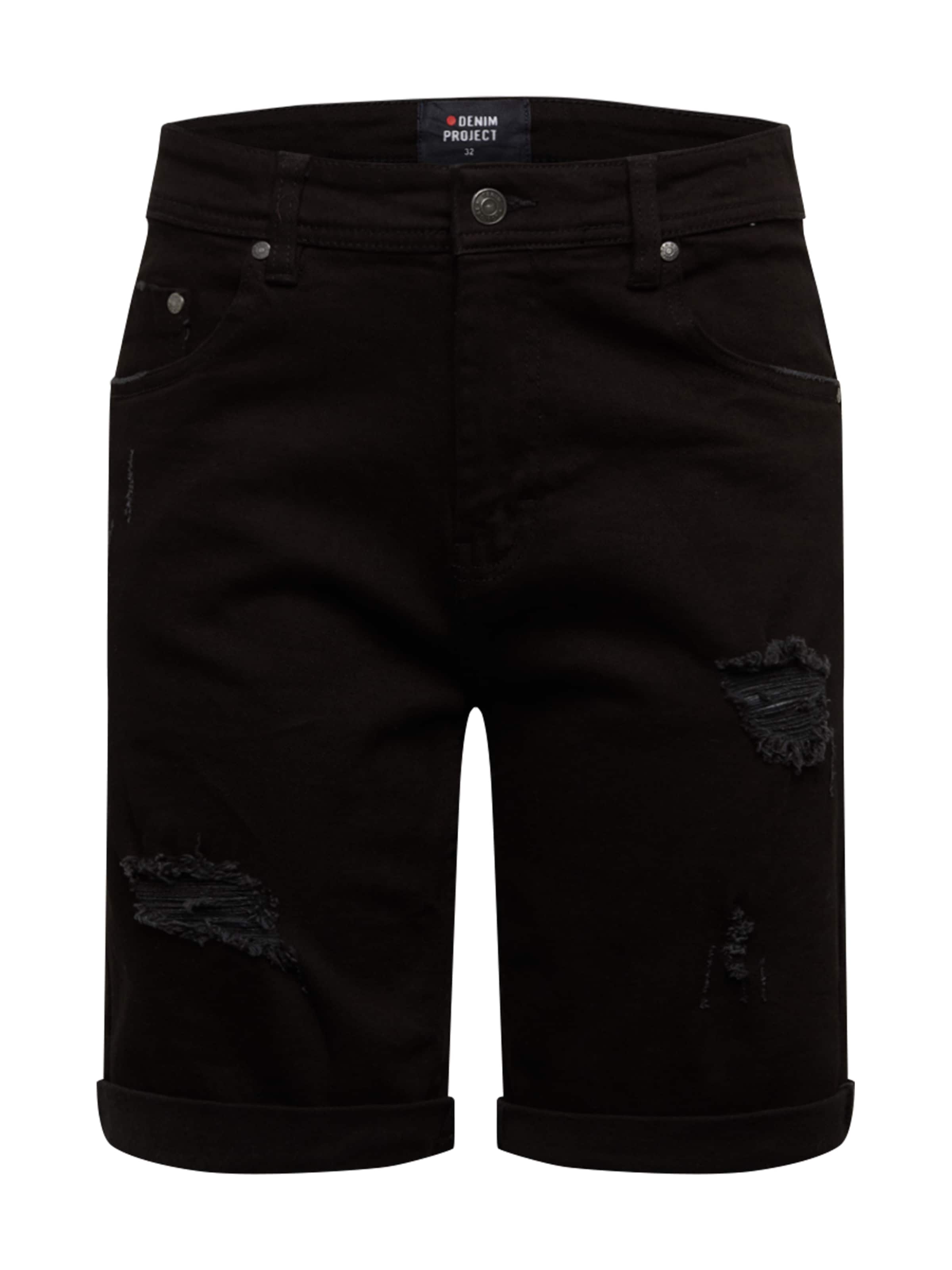 Denim Project tavaline Teksapüksid 'Mr. Orange', värv must: eest vaates