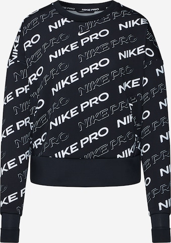 NIKE Sportsweatshirt in Schwarz: predná strana