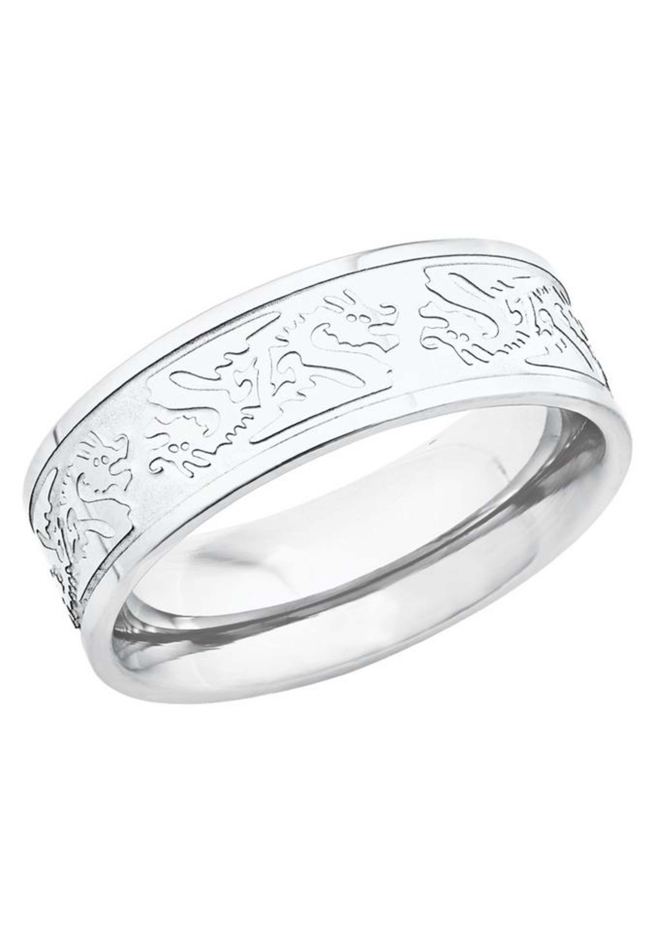 AMOR Ring in Silver: front