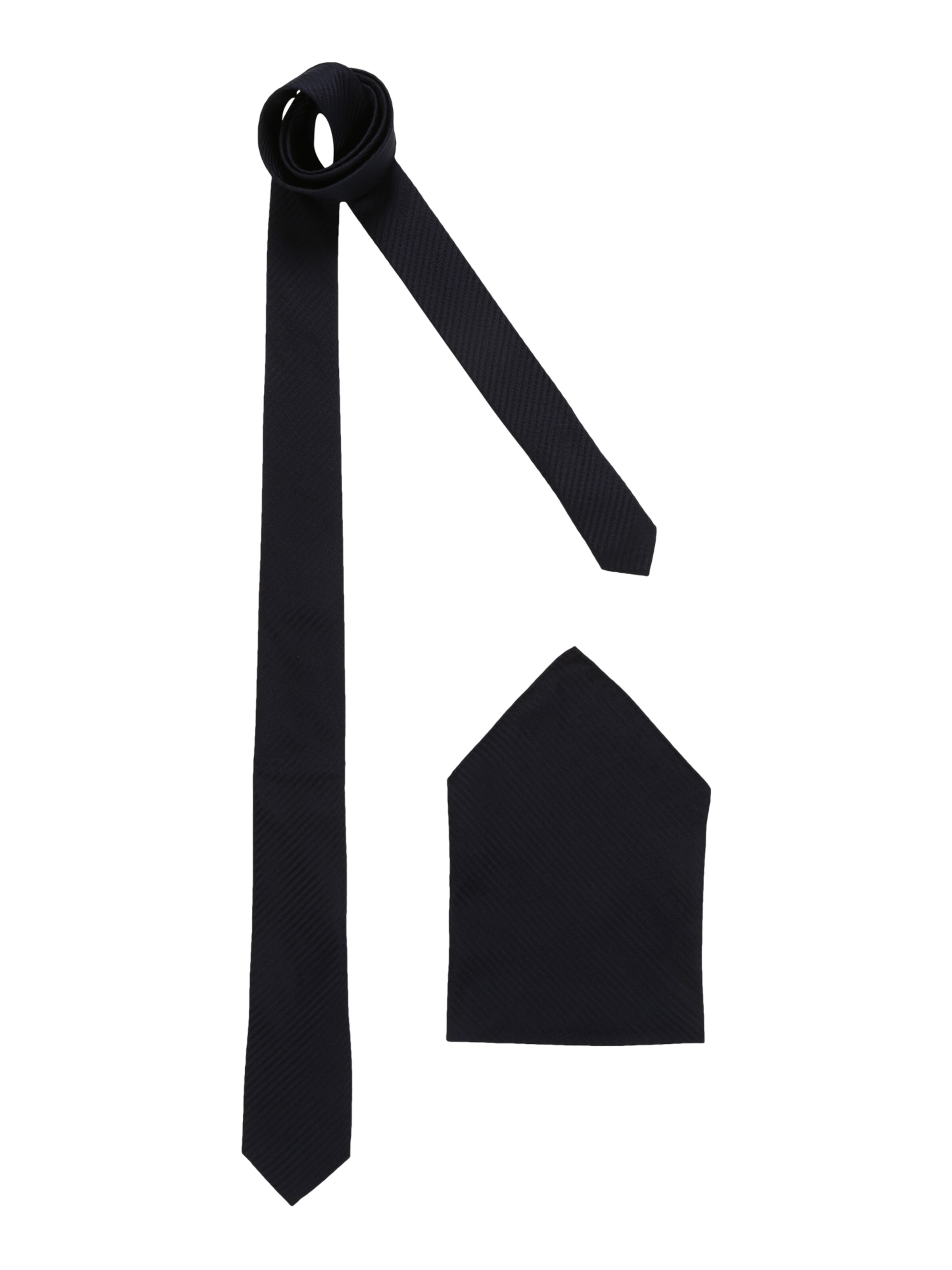 Esprit Collection - Stropdas 'seersucker set' in de kleur Navy