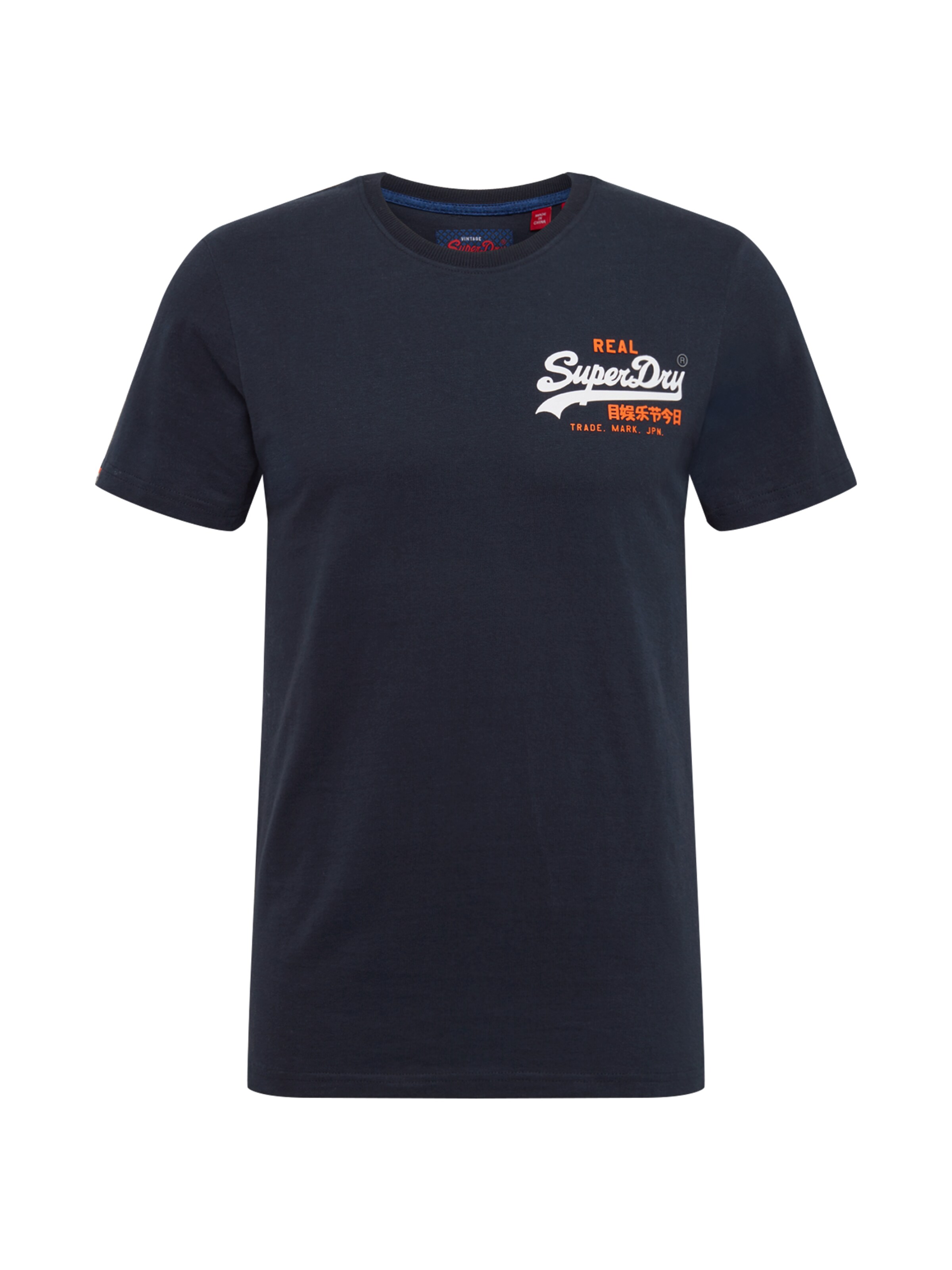 Superdry - Shirt 'VINTAGE LOGO RACER' in de kleur Navy