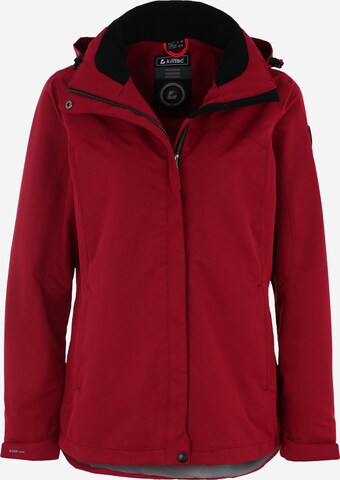 KILLTEC Outdoor jacket 'Inkele' in Red: front