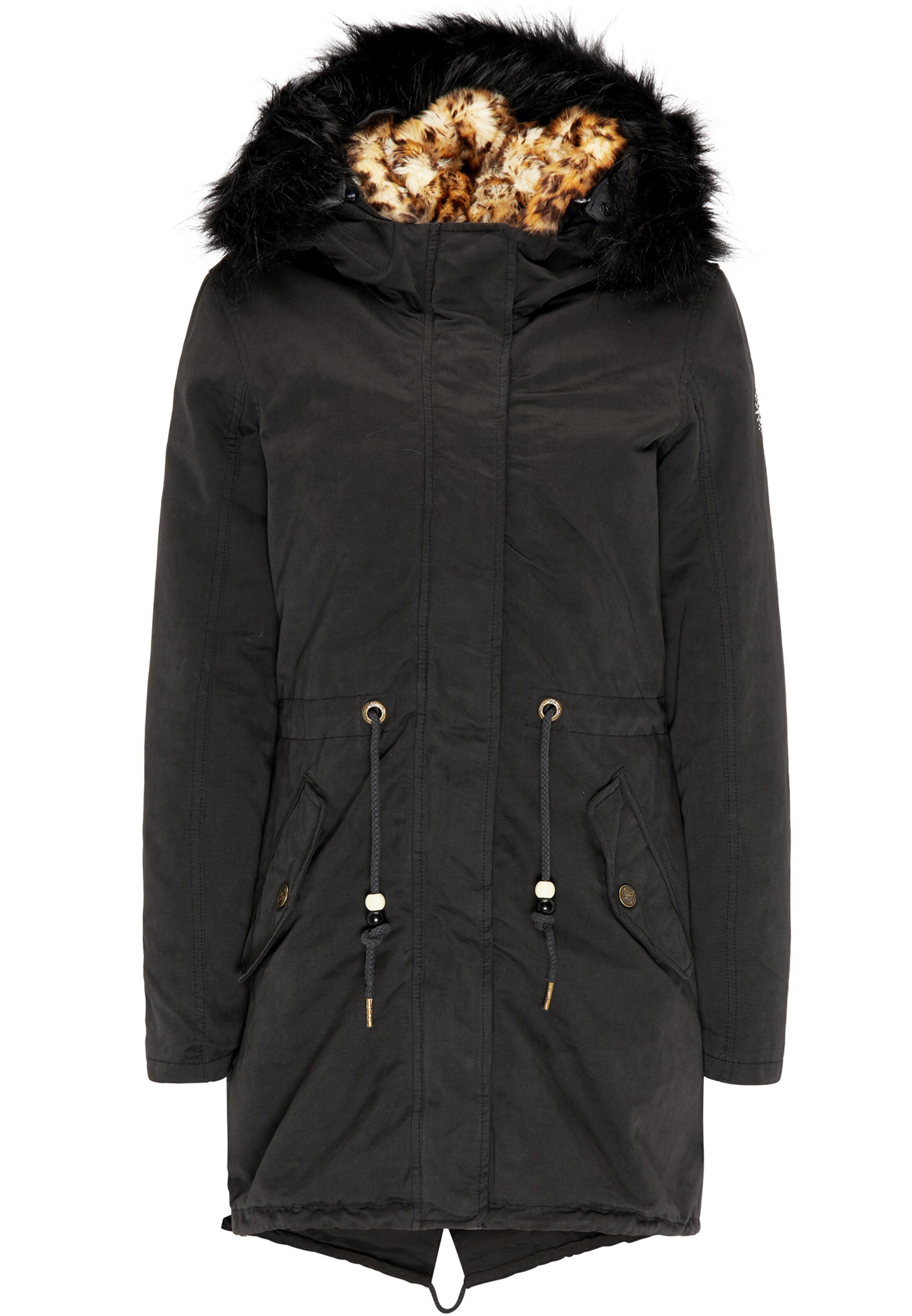 MYMO - Parka in schwarz