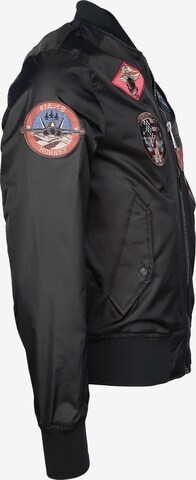 TOP GUN Bomberjacke ' Beast ' in Schwarz