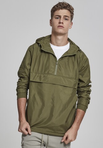 Urban Classics Übergangsjacke in Grün: Vorderseite