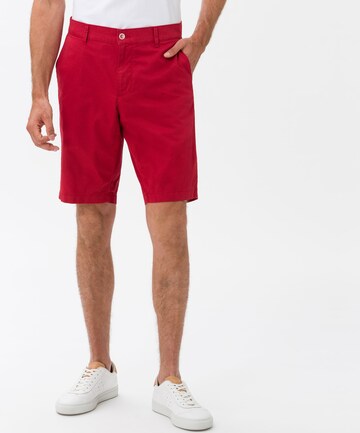 BRAX Regular Chino Pants 'Bozen' in Red: front