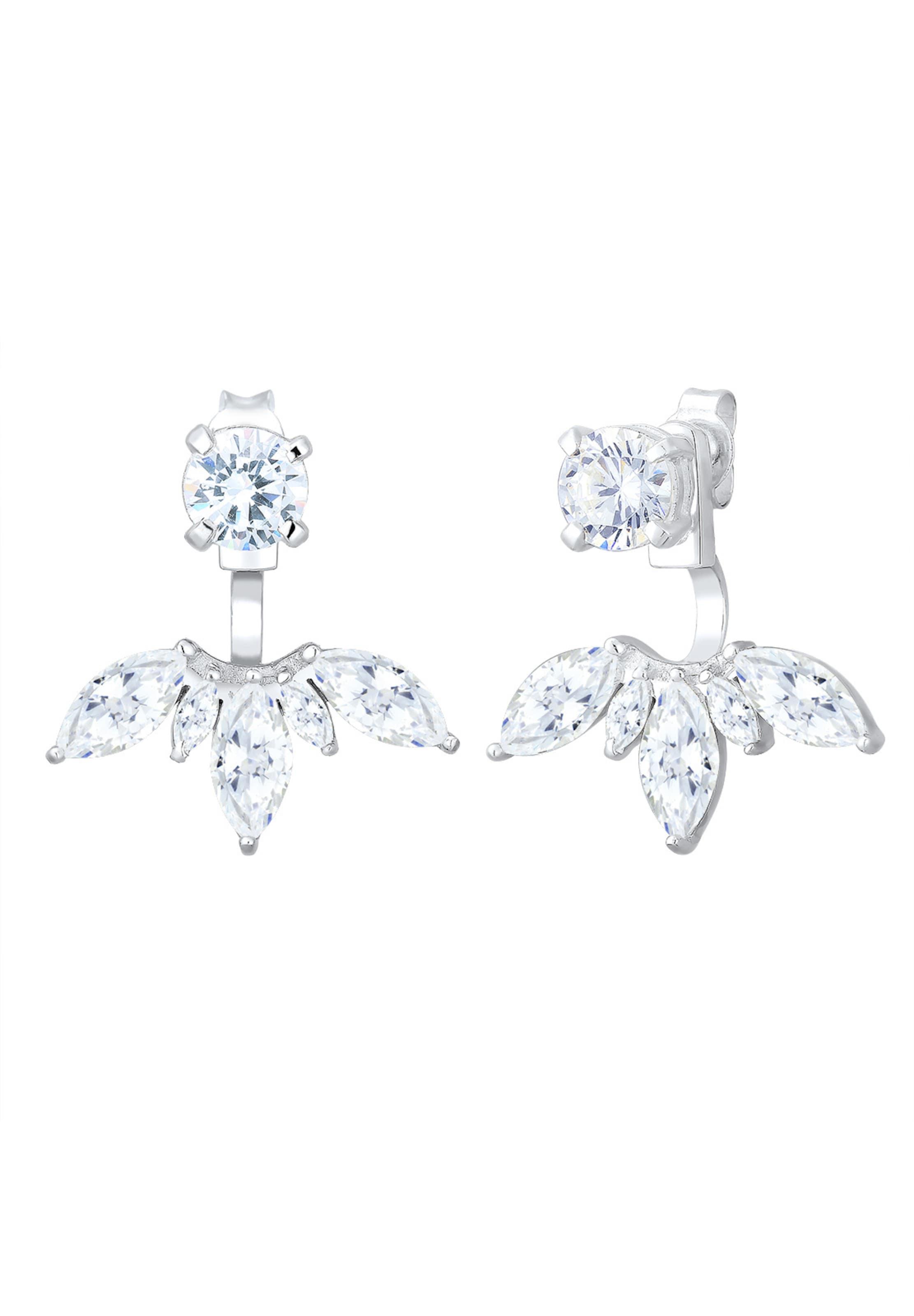 Boucles d'oreilles 'Ear Jacket' ELLI en argent