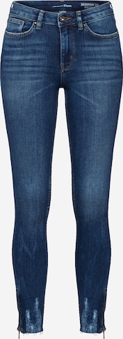 TOM TAILOR DENIM Skinny Jeans 'Nela' in Blauw: voorkant
