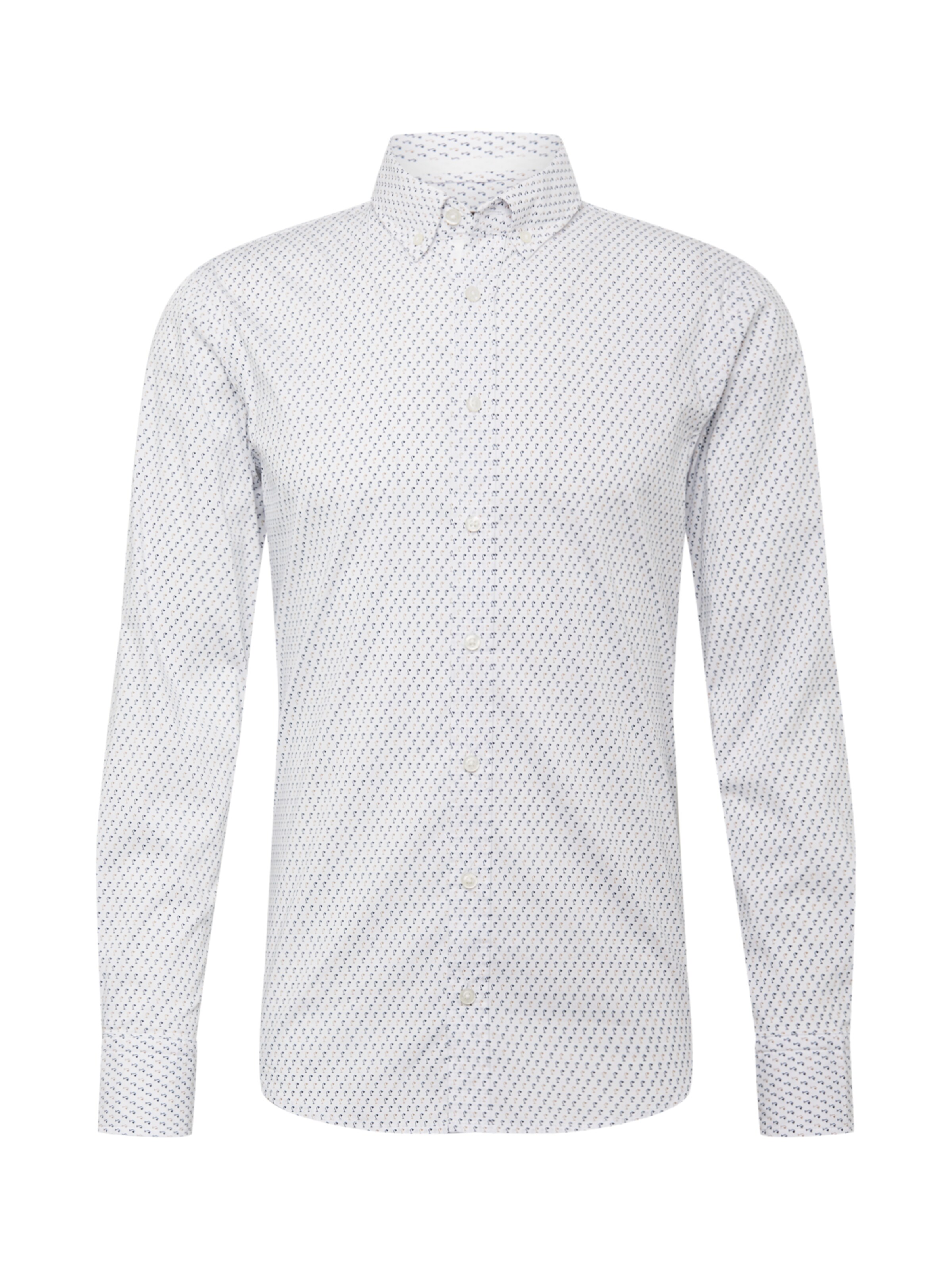 BOSS - Zakelijk overhemd 'Mabsoot 10218772 01' in de kleur Wit