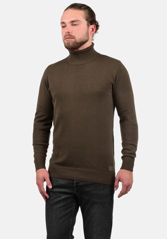 BLEND Rollkragenpullover 'Latif' in Braun: predná strana