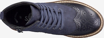 s.Oliver Lace-Up Ankle Boots in Blue