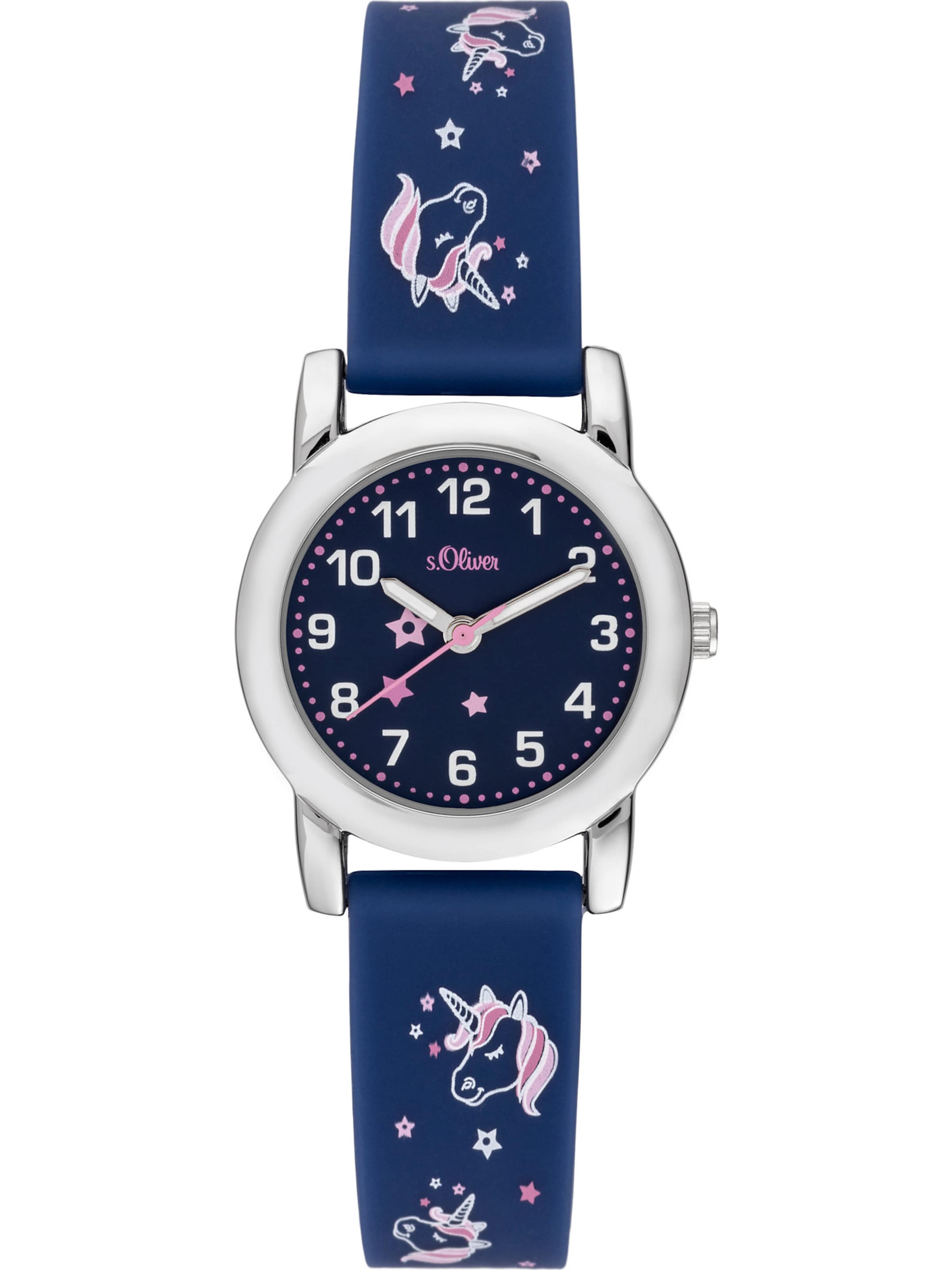 s.Oliver Watch in Blue: front