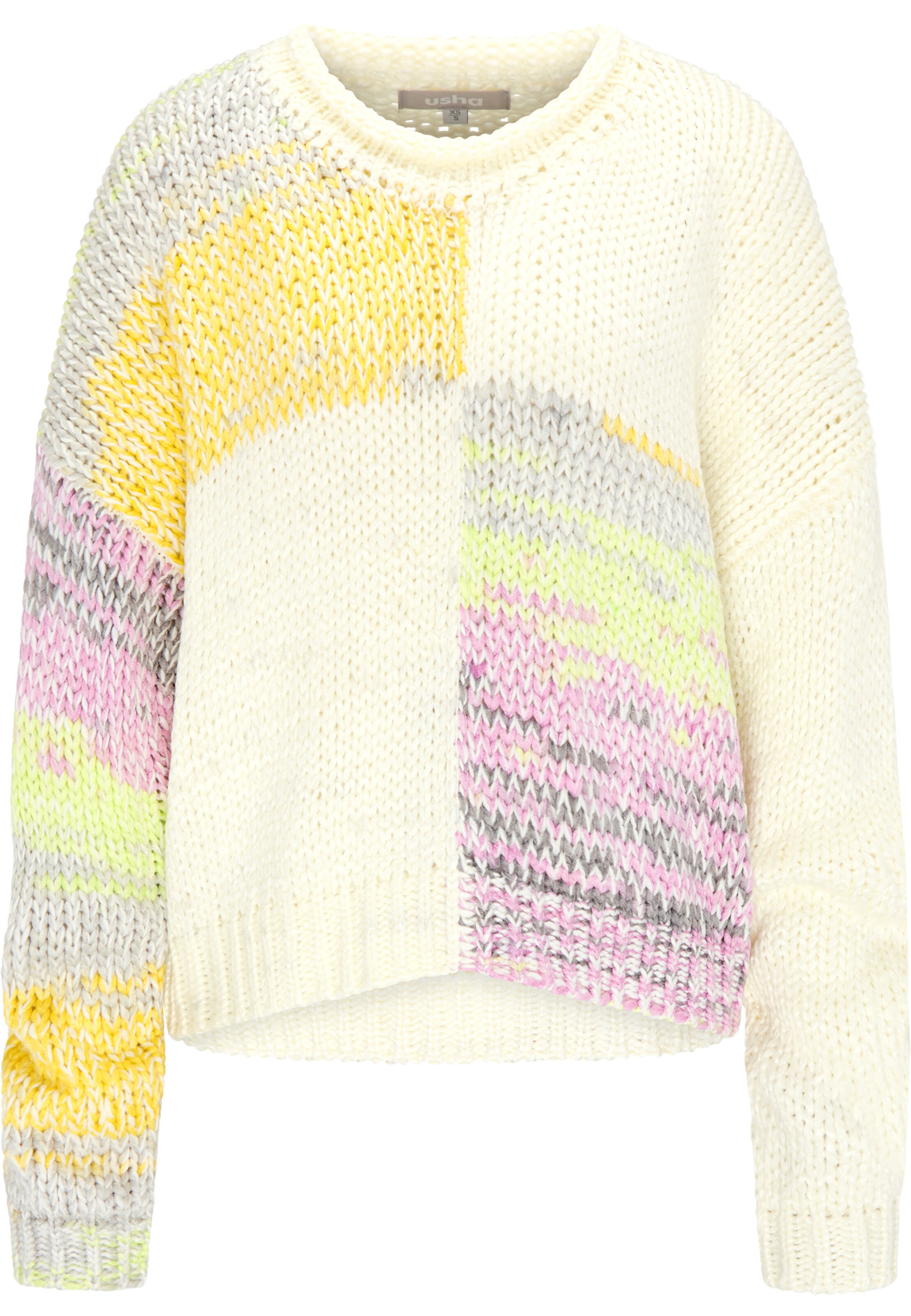 Usha - Oversized trui in de kleur Gemengde kleuren