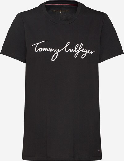 TOMMY HILFIGER Tričko 'Heritage' - čierna / biela, Produkt
