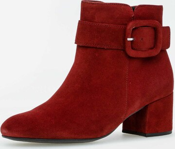 GABOR Ankle Boots in Red: front