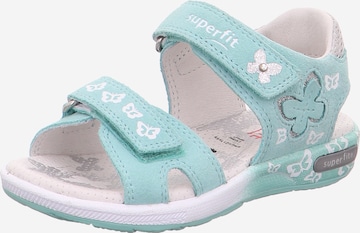 SUPERFIT Sandalen 'Emily' in Groen: voorkant