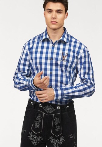 WIESENPRINZ Regular Fit Hemd in Blau: predná strana