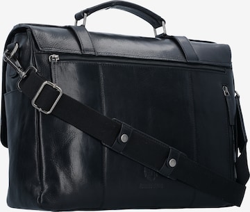 LEONHARD HEYDEN Document Bag 'Roma' in Black