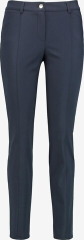 GERRY WEBER Slimfit Broek in Blauw: voorkant