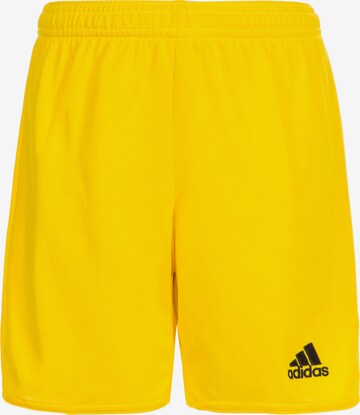 ADIDAS SPORTSWEAR Workout Pants 'Parma 16' in Yellow: front