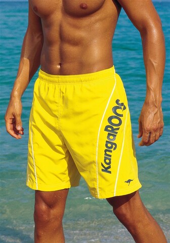 KangaROOS Board Shorts in Yellow: front