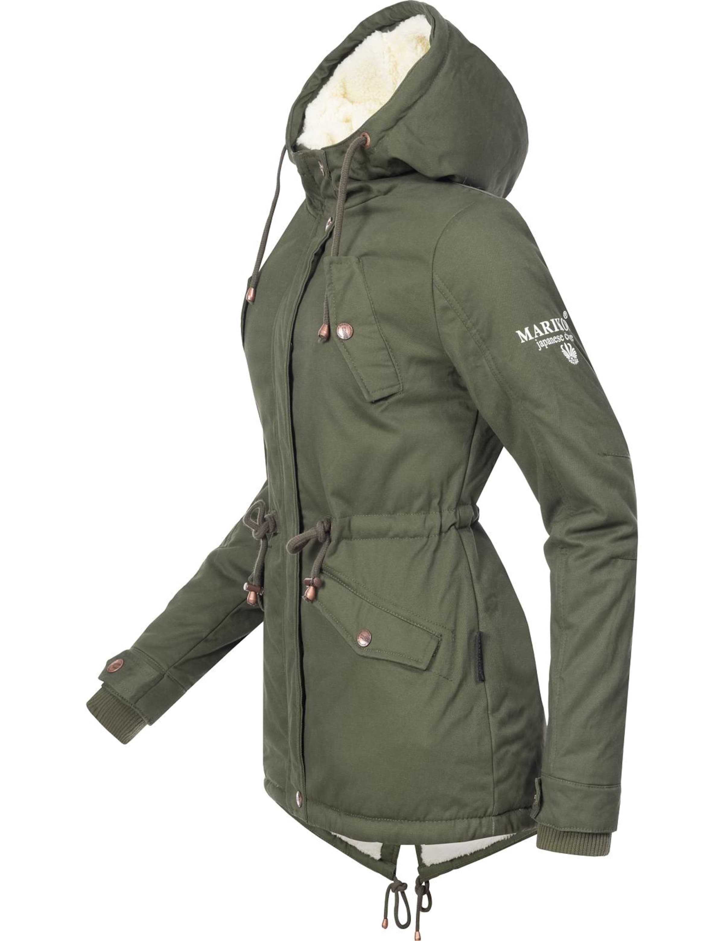 Parka d’hiver 'Manolya' MARIKOO en vert